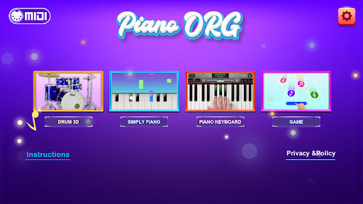 Screenshot Piano ORG : Play Real Keyboard