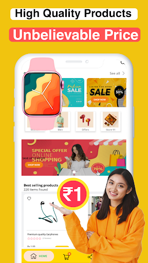 Screenshot Low price online shopping app