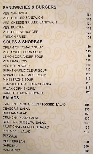 Saatvik menu 