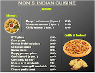 Mom's Indian Cuisine menu 1