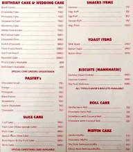 Bangalore Iyengar's Bakery menu 1