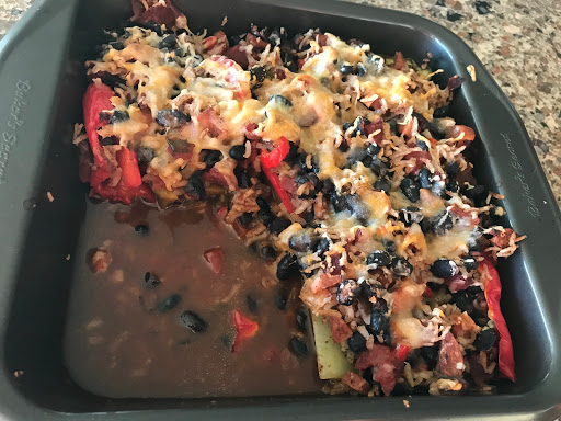 Pepper loaded bake