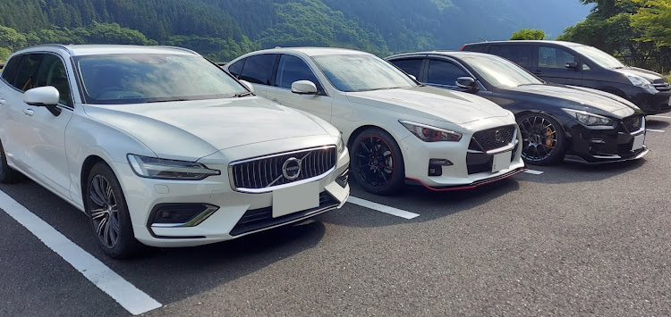 スカイラインのV37スカイライン・オフ会・映えスポット・ツーリング最高・おしり♡に関するカスタム事例の投稿画像6枚目