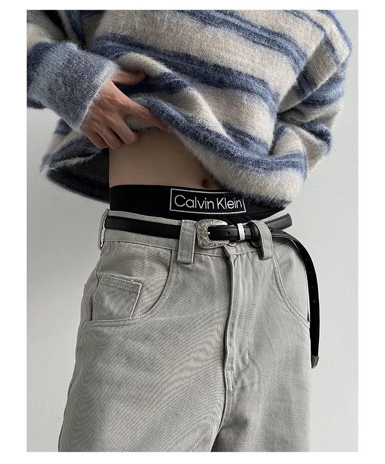 Title 4, Jeans Maillard Retro Washed con silhouette avan...