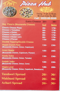 Pizza Hub menu 1