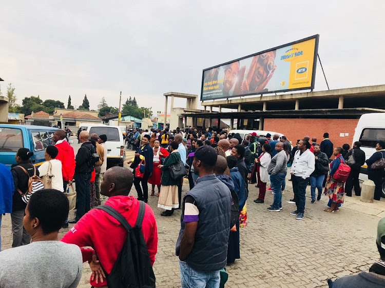 Dozens of commuters at Baragwanath Taxi Rank have been left seeking alternative transport after a bus drivers embarked on a nationwide protest over wages.