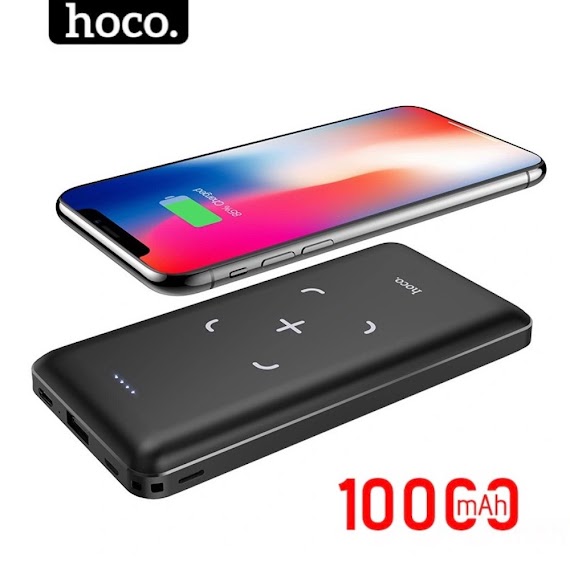 Sạc Pin Dự Phòng Không Dây Hoco 10000Mah Dùng Cho Ip Samsung .. Hocomall