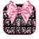 Thème de clavier Luxury Pink Bow icon