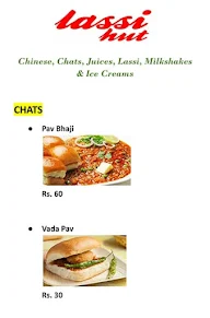 Lassi Huts menu 1