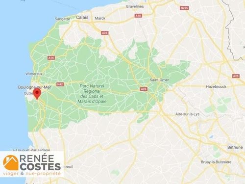 Vente viager 5 pièces 138 m² à Boulogne-sur-Mer (62200), 69 000 €