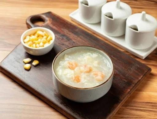 Prawns Sweetcorn Soup