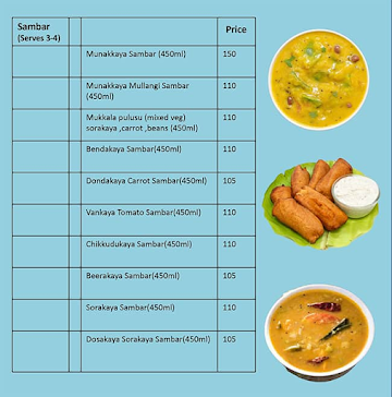 Amizhdham Home Style Foods menu 