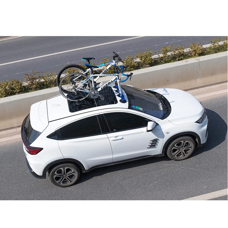 Portabicicletas para techo de coche con adsorción al vacío para bicicletas de carretera y montaña Transporta tu bici con seguridad