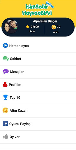 İsim Şehir Hayvan Online - Kelime Oyunu androidhappy screenshots 2