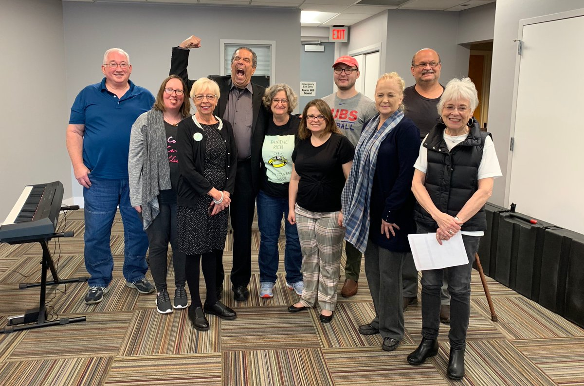 Jon "Bowzer" Bauman with the organizers of the event in Iowa