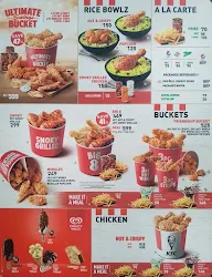 KFC menu 1