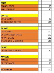 Rasta Cafe menu 1