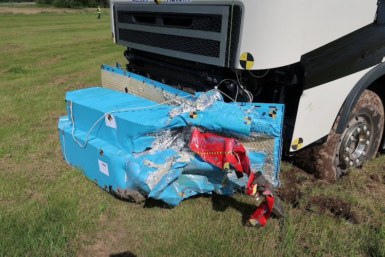 The internal design of the new truck front is aluminium honeycomb. Picture: SUPPLIED