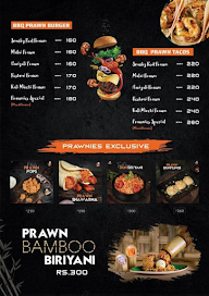 Prawnies menu 2