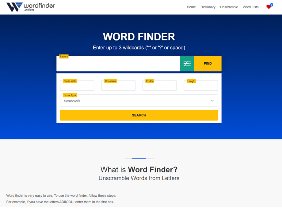 Word Finder Preview image 1