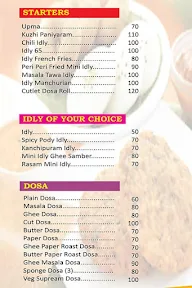 Mr & Mrs Idli menu 2