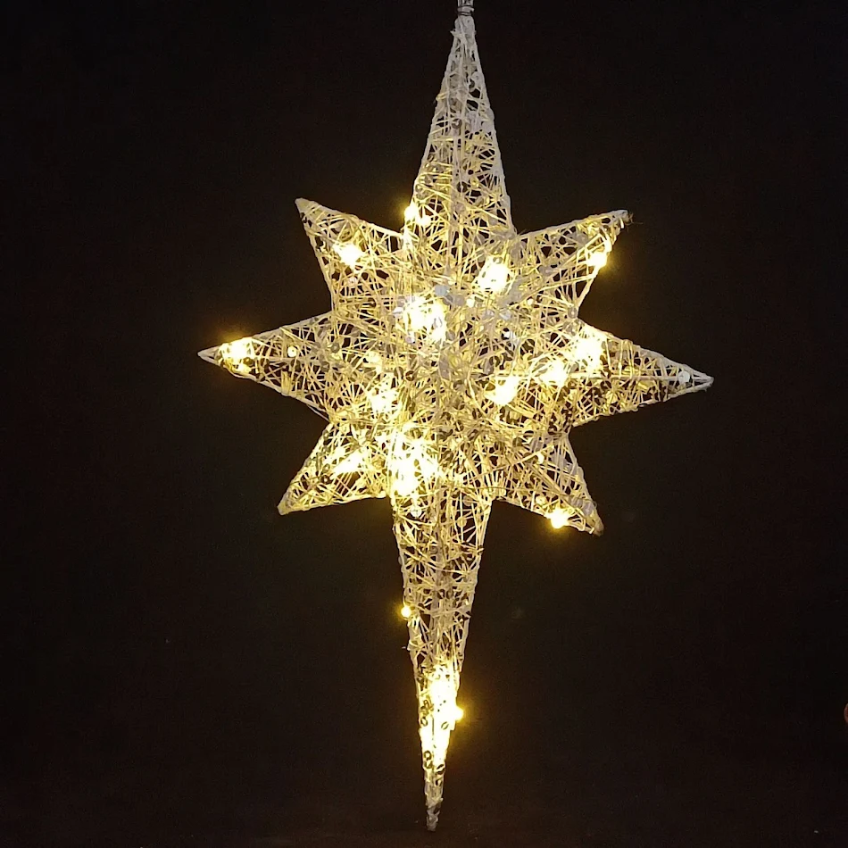 Kerstboom Octagon Ster Ornamenten. Versier je huis met deze feestelijke en unieke ornamenten om de kersttijd te vieren.