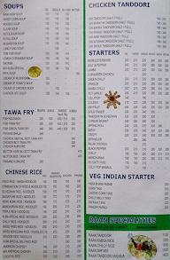 Kuba Restaurant menu 1