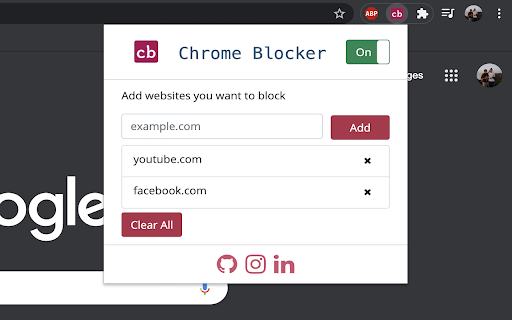 Chrome Blocker