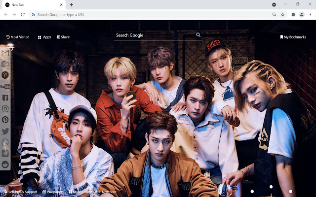 Stray Kids Kpop Wallpaper New Tab