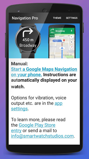 navigation pro for samsung watch