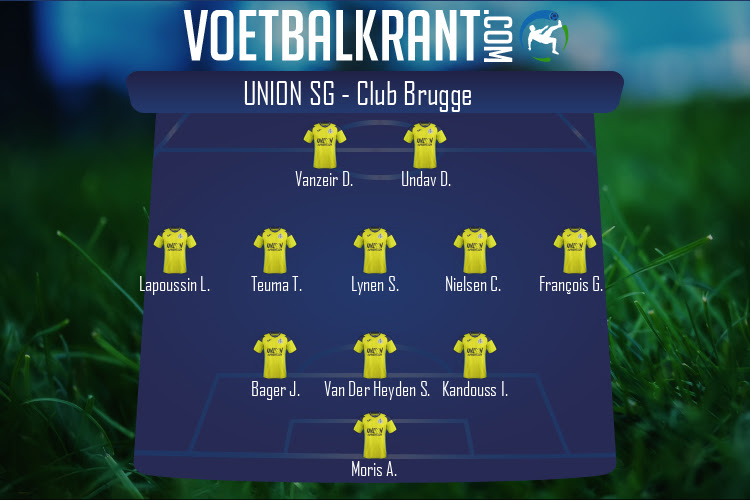 Opstelling Union SG | Union SG - Club Brugge (01/08/2021)