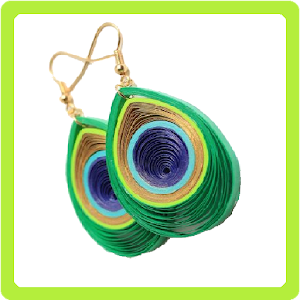 Quilling Paper Earring  Icon