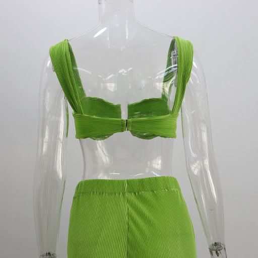 Title 27, Womens Fashion Pleated Vest Casual Straight Pa...