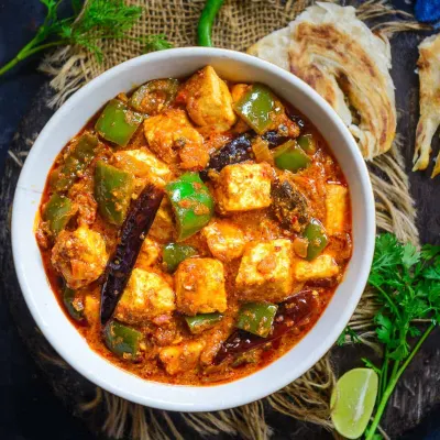 Kadhai Paneer + Rice