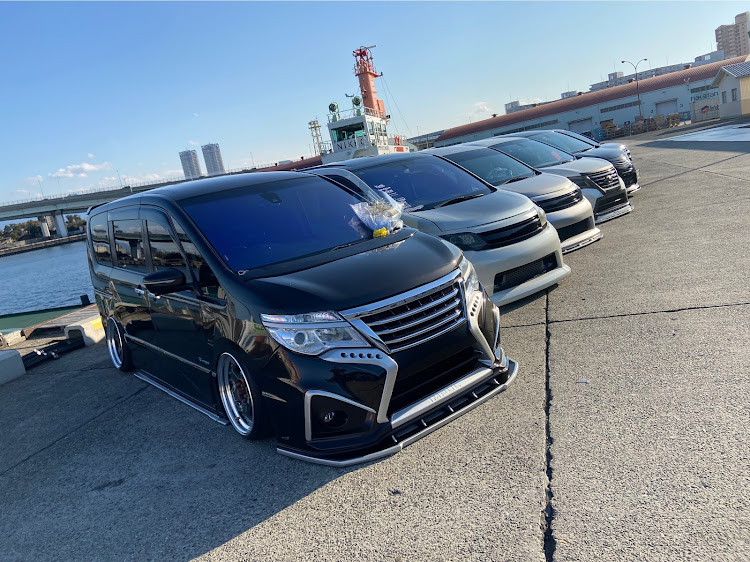 セレナの関西グループ・K.B❌S.A・ラストラン・最幸な仲間達・セレナに関するカスタム事例の投稿画像2枚目