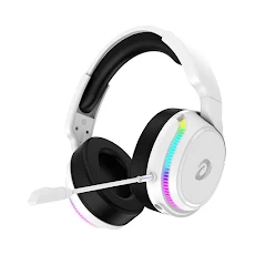 Tai nghe không dây DAREU A710 WHITE (RGB - WIRELESS 5.8G) (TH648G08602R)