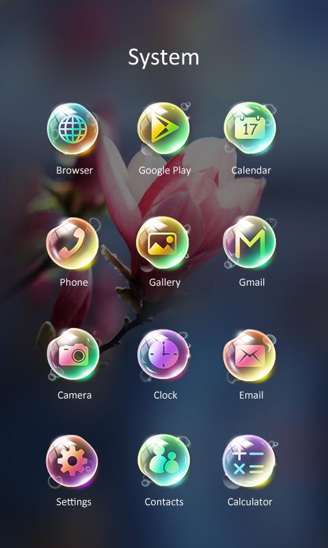 Crystal Theme - ZERO Launcher Screen 3