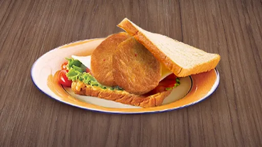 Aloo Tikki Toast Sandwich