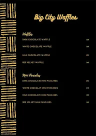 Big City Waffles menu 1