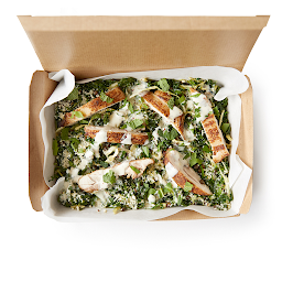 Chicken Kale Caesar Salad