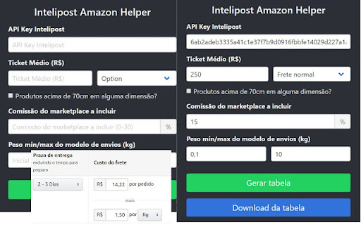 Intelipost: Conversor Amazon Marketplace