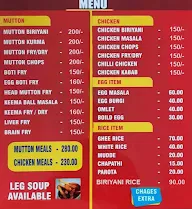 MM Prashanth Hotel menu 1
