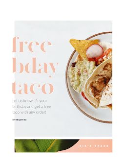 BDay Tacos - Birthday Flyer item