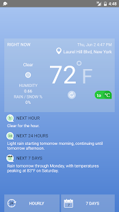 Weather WhereUare screenshot for Android