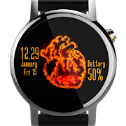 Heart Ablaze 🔥 Watch Face  Icon