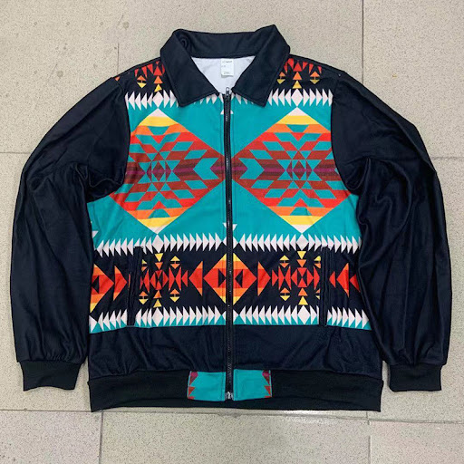 Title 4, European and American casual zipper lapel long-...