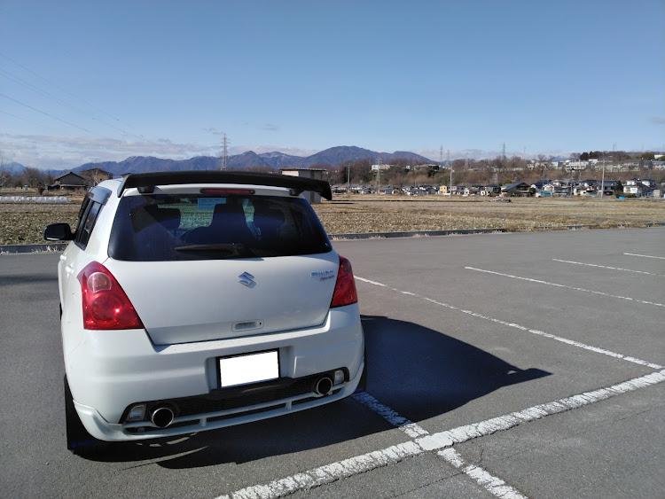 スイフトスポーツのドライブ・雪・長野県・田舎の風景に関するカスタム事例の投稿画像1枚目