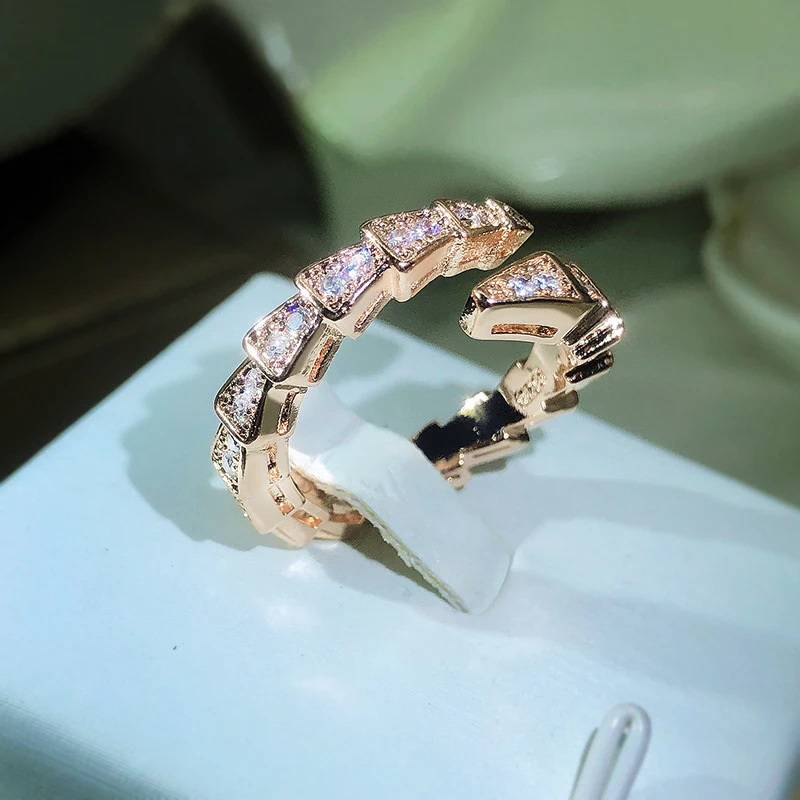Title 11, Bague serpent simple pour femme, ouverture ajus...