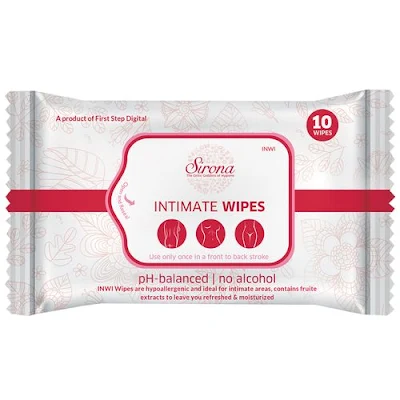 Sirona Intimate Wet Wipes - 10 pulls