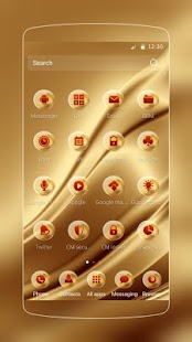 Gold silk luxurious theme - náhled